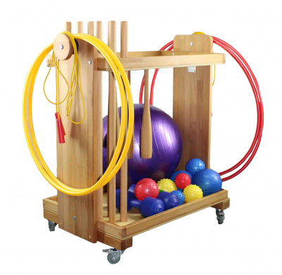 Тележка с гимнастическими снарядами, "Я Могу!" Комплектация для взрослых и подростков